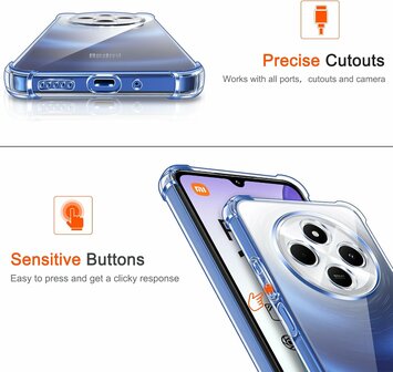 Redmi 14c - Anti Shock &amp;amp; 2x Glas - Transparant