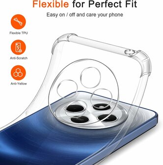 Redmi 14c - Anti Shock &amp;amp; 2x Glas - Transparant