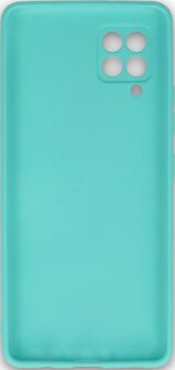 Samsung A22 5G - Siliconen Back Cover - Turquoise