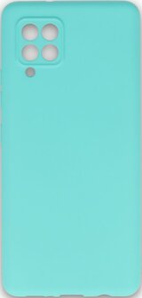 Samsung A22 5G - Siliconen Back Cover - Turquoise