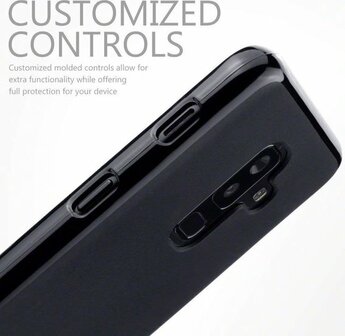 Samsung A6 Plus - Siliconen Back Cover - Zwart