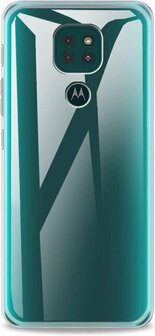 Moto G9 Play &amp;amp; E7 Plus - Siliconen Back Cover - Transparant