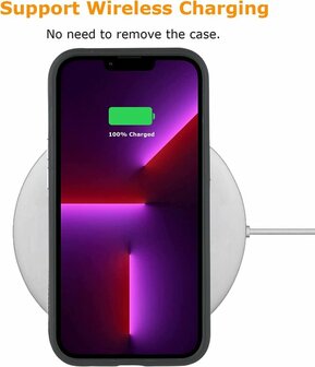 iPhone 13 Pro max Zwart - Anti Slip Matte Armor