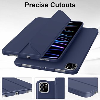 iPad Air (13 inch 2024 &amp;amp; 2025) - Blauw - Smart Cover