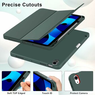 iPad Air (11 inch 2024 &amp;amp; 2025) - Groen - Smart Cover met Pen Slot