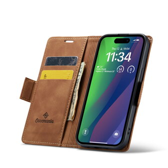 iPhone 15 Sienna Brown - Book Case
