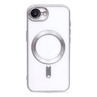 iPhone 16e - Zilver - Siliconen MagSafe Back Cover