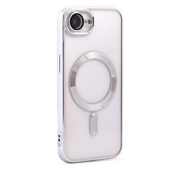 iPhone 16e - Zilver - Siliconen MagSafe Back Cover