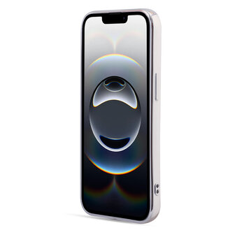 iPhone 16e - Zilver - Siliconen MagSafe Back Cover