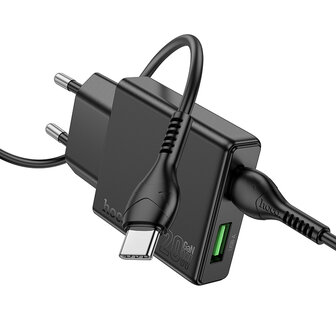 Nokia - Type C Kabel &amp;amp; Stekker (N28) - 20W - Zwart