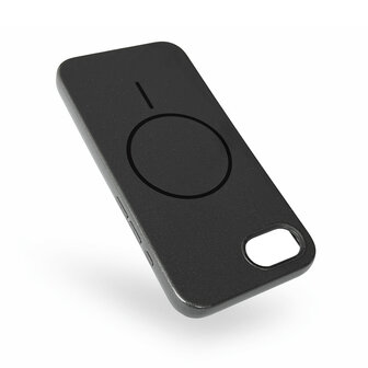 iPhone 16e - Midnight Black - Glitter Siliconen MagSafe Back Cover