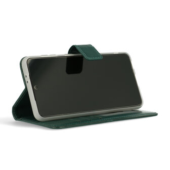 Samsung A36 - Book Case &amp;amp; Glas - Groen