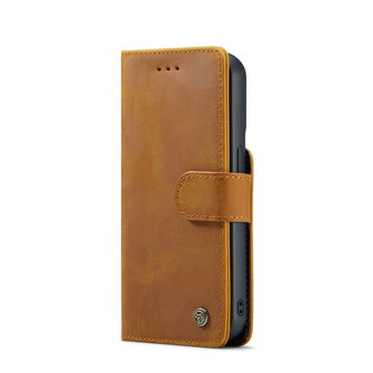 iPhone 15 - Sienna Brown - 2 in 1 Lederen MagSafe Case