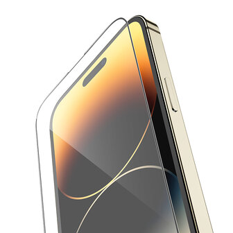 iPhone 14 Pro Max Screenprotector met applicator - Volledig Dekkend Glas