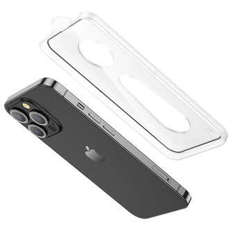 iPhone 14 Pro Screenprotector met applicator - Volledig Dekkend Glas