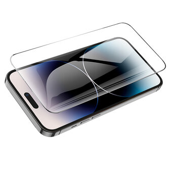 iPhone 14 Pro Screenprotector met applicator - Volledig Dekkend Glas