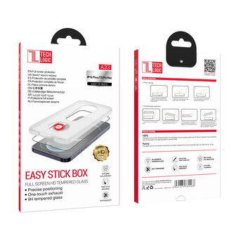 iPhone 14 Plus Screenprotector met applicator - Volledig Dekkend Glas