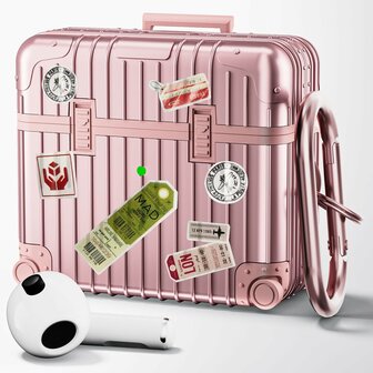 AirPods 3 - Koffer Hoes - Rosegoud