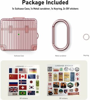 AirPods 3 - Koffer Hoes - Rosegoud