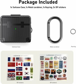 AirPods 3 - Koffer Hoes - Zwart