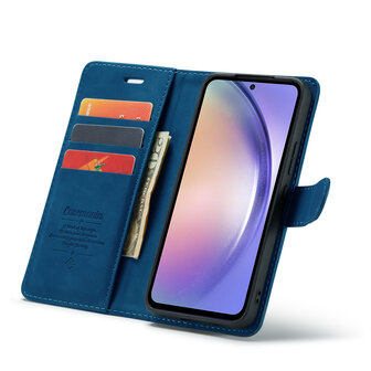 Reno 12 - Reno 12 Pro - Navy Blue - 2 in 1 Book Case