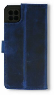 Samsung A22 5G Blauw - Lederen Book Case