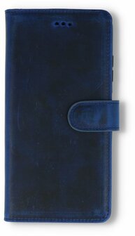 Samsung A22 5G Blauw - Lederen Book Case