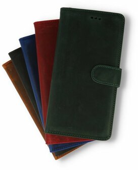Samsung A22 5G Bruin - Lederen Book Case