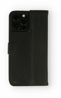 iPhone 13 Pro Max Zwart - Lederen Book Case