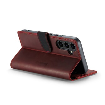 Samsung A54 5G Crimson Red - Lederen Book Case