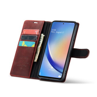 Samsung A54 5G Crimson Red - Lederen Book Case
