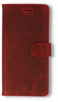 Samsung A22 5G Rood - Lederen Book Case