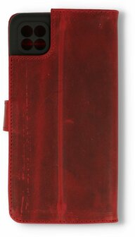 Samsung A22 5G Rood - Lederen Book Case