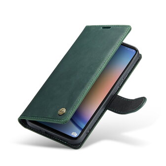 Samsung A54 5G Emerald Green - Lederen Book Case