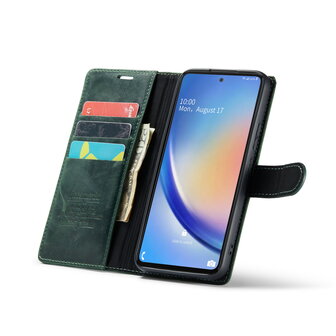 Samsung A54 5G Emerald Green - Lederen Book Case