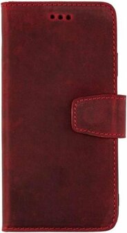 iPhone XS Max Rood - Lederen Book Case