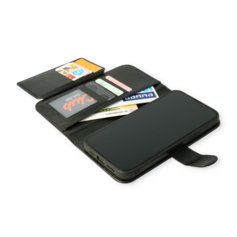 Samsung A15 - Zwart - 2 in 1 HQ Book Case met Extra Vakken