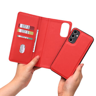 Samsung A15 5G - Rood - 2 in 1 Book Case