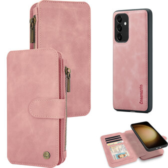 Samsung A15 - Pale Pink - 2 in 1 Book Case met Rits