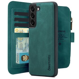Samsung A15 - Emerald Green - 2 in 1 Book Case met Rits