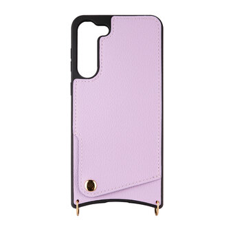 Samsung S23 Paars - Back Cover met Bandje