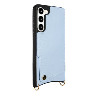 Samsung S23 Plus Blauw - Back Cover met Bandje