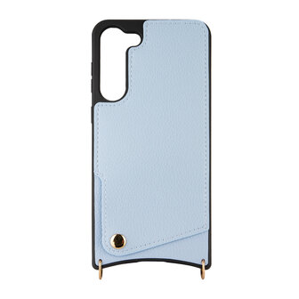 Samsung S23 Plus Blauw - Back Cover met Bandje