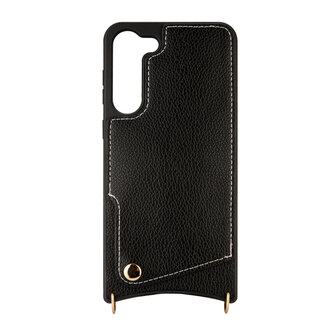 Samsung S23 Zwart - Back Cover met Bandje