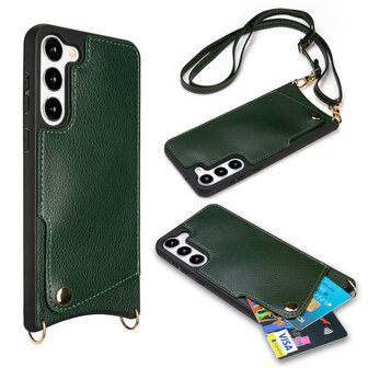 Samsung S23 Groen - Back Cover met Bandje