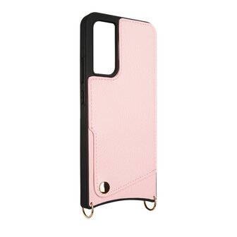Samsung A34 Roze - Back Cover met Bandje