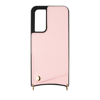 Samsung A34 Roze - Back Cover met Bandje