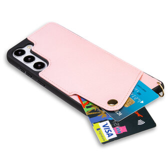 Samsung S23 Plus Roze - Back Cover met Bandje
