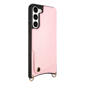 Samsung S23 Plus Roze - Back Cover met Bandje