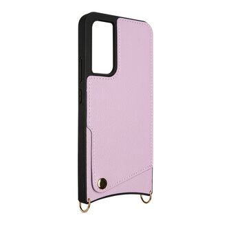 Samsung A34 Paars - Back Cover met Bandje